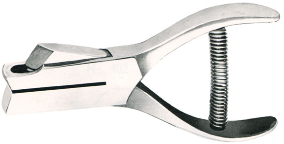 Hole Punch - Sizes: Rectangular, 3/8" Round or 7/16" Round